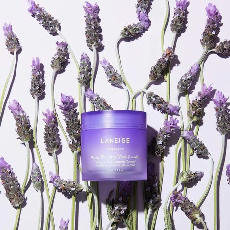 Laneige Water Sleeping Mask, Lavender Water, Mask Images, Overnight Mask, Trendy Face Masks, Cleansing Face, Face Mask Fashion, Diy Mask, Fashion Face Mask