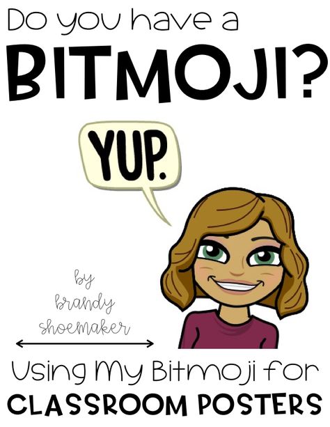 Make a Bitmoji of yourself to personalize classroom posters, webpage, blog, newsletters, you name it! Bitmoji Classroom, Web 2.0, 4th Grade Classroom, You Name It, School Technology, Kindergarten Graduation, Classroom Technology, New Classroom, Classroom Setup