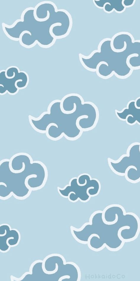 Anime Patterns Wallpaper, Naruto Pattern Wallpaper, Naruto Simple Wallpaper, Blue Naruto Wallpaper, Naruto Blue Aesthetic, Light Blue Wallpaper Anime, Blue Anime Wallpaper, Anime Pattern, Pretty Wallpapers Tumblr