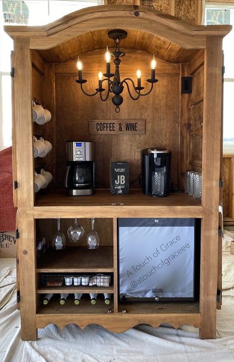 Coffee bar hutch ideas