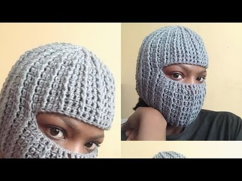 (5) BALACLAVA SKI MASK CROCHET TUTORIAL || beginner friendly - YouTube Ski Mask Crochet Pattern Free, Crochet Ski Mask Free Pattern, Crochet Balaclava Pattern Free, Ski Mask Crochet, Crochet Ski Mask, Mask Crochet, Balaclava Ski Mask, Mask Patterns, Pattern Tutorial