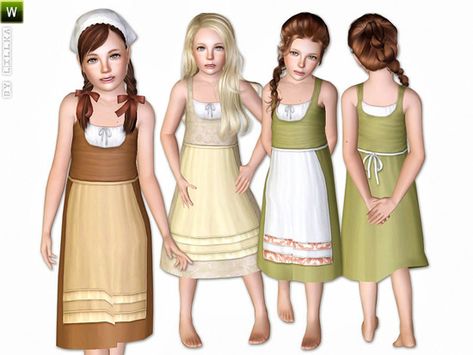 Farm Dress Found in TSR Category 'Sims 3 Female Clothing' Sims 3 Cc Sims Resource, Sims 3 Victorian Cc, Sims 3 Historical Cc, Sims4 Cc Medieval, Sims 3 Medieval Cc, Ts4 Farm Cc, Sims 4 Farm Cc, Sims 3 Clothing, Sims 3 Cc Finds