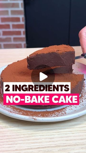 Easy Cake Recipes 4 Ingredients, Deserts Recipes Easy Quick, Coconut Cream Recipes, No Bake Chocolate Cake, Healthy Chocolate Cake, Making Sweets, Easy Peasy Recipes, Keto Cake, Cheesecake Desserts