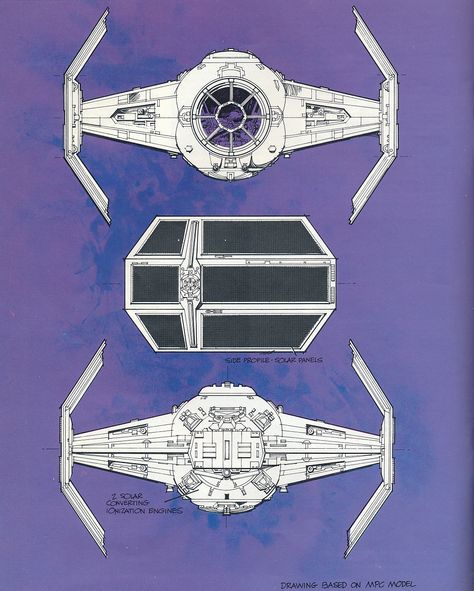 Tie Fighter Vader Tie Fighter, Aircraft Blueprint, Darth Vader Tie Fighter, Star Wars Art Drawings, Star Wars Items, Scifi Art, Star Wars Models, Star Wars Vehicles, Star Wars Empire