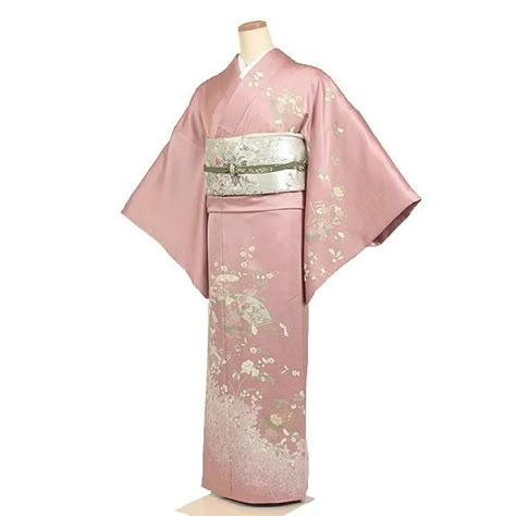 Spy Outfit, Japanese Princess, Kimono Traditional, Ninja Outfit, Diy Kimono, Cute Kimonos, Flower Kimono, Green Kimono, Traditional Japanese Kimono