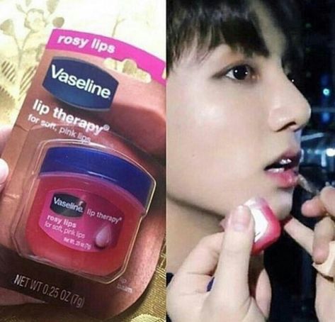 Bts Makeup, Mekap Mata, دورة شهرية, Vaseline Lip Therapy, Vaseline Lip, Lip Therapy, Rosy Lips, Bts Merch, Beauty Skin Care Routine