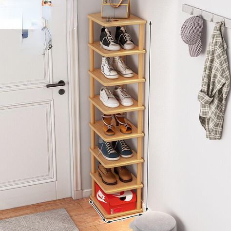 Wood Shoe Rack, Bench With Drawers, Narrow Shoes, Wood Shoes, Shoe Shelf, Bench With Shoe Storage, Cast Off, Shoe Storage Cabinet, Home Doors