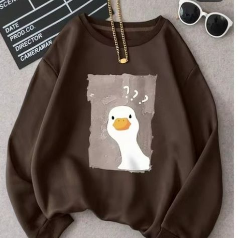 https://espstudyoshop.etsy.com/listing/1806285059/trend-colorful-cartoon-duck-hoodie #couple #sweater #sweatshirts #etsy #trend #wear #winter #fallfashion Duck Hoodie, Hoodie Couple, Oversized Hoodies, Oversize Hoodie, Sweatshirts, Quick Saves, Clothes