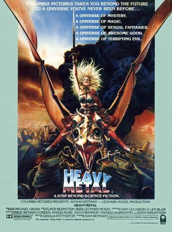 Heavy Metal (1981) Heavy Metal 1981, Heavy Metal Comic, Heavy Metal Movie, Arte Heavy Metal, Robert E Howard, Tex Avery, Blue Oyster Cult, Heavy Metal Art, Scifi Fantasy Art