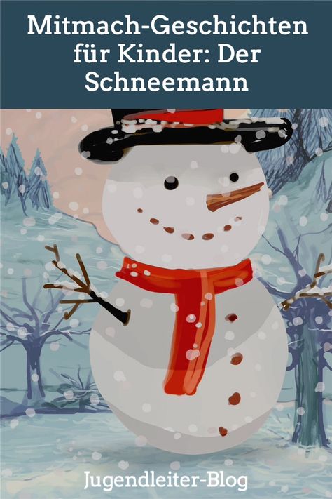 Mitmach-Geschichten für Kinder: Der Schneemann zum Vorlesen in der Kindergruppe, der Kita und dem Kindergarten. Für Winter, Advent und Weihnachten. Winter Kita, Kindergarten Portfolio, Winter Kindergarten, Winter Time, Olaf The Snowman, Winter Christmas, Advent, Kindergarten, Disney Characters