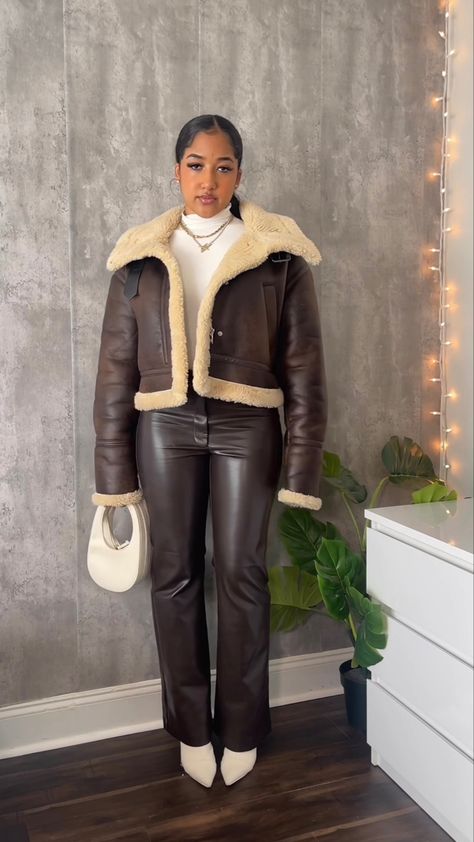 Outfit Ideas For School, Chicago Outfit, Leather Pants Outfit, Winter Fashion Outfits Casual, Outfit Cute, Streetwear Fashion Women, Everyday Outfit, Baddie Outfits Casual, Outfit Inspo Fall