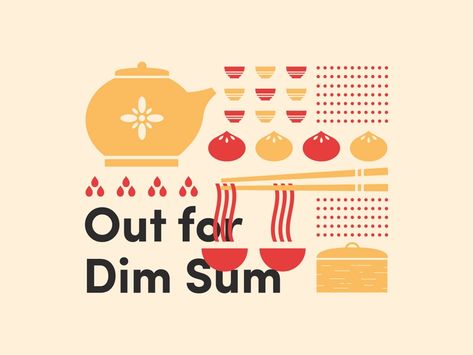 Dim Sum by Tristan Kromopawiro on Dribbble Onigiri Miya, Chinese Dumplings, Food Branding, Branding Inspo, Dim Sum, Vector Background, Graphic Design Logo, Find Art, Creative Professional