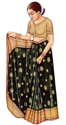 How to Wrap or Tie a Sari - Illustrated Guide | HubPages How To Wear A Sari, Sari Shop, Sari Skirt, Black And White Bags, Saree Wearing, How To Wrap, Elegant Attire, National Dress, Saree Shopping