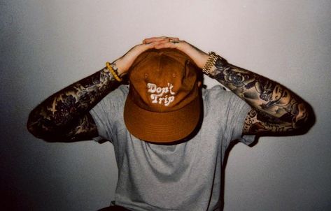 Mac Miller Pfp, Mac Miller, A Man, Mac, Tattoos, Wall, Instagram