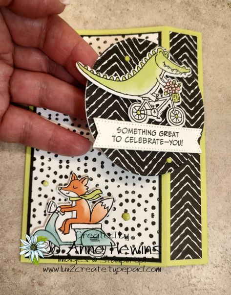 Zany Zoo Bundle Fold Back Fun Fold Zoo Crew DSP Stylish Shapes Fussy Cut Classic Matte Dots Jo Anne Hewins Luv 2 Create Zoo Crew, Happy Birthday Cards Diy, Zoo Birthday, Mother's Day Crafts, Zoo Babies, Group Projects, Flower Card, Kids Birthday Cards, Fancy Fold Cards