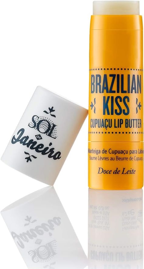 Brand	Sol de Janeiro
Item form	Balm
Skin type	Dry
Colour	Clear
Product benefits	A blend of cupuacu butter, açai oil, and coconut oil provide deep hydration.
Flavour	Coconut Brazilian Kiss, Cupuacu Butter, Best Lip Balm, Lip Butter, Drunk Elephant, Amazon Uk, Smells Amazing, Lip Oil, Hand Cream