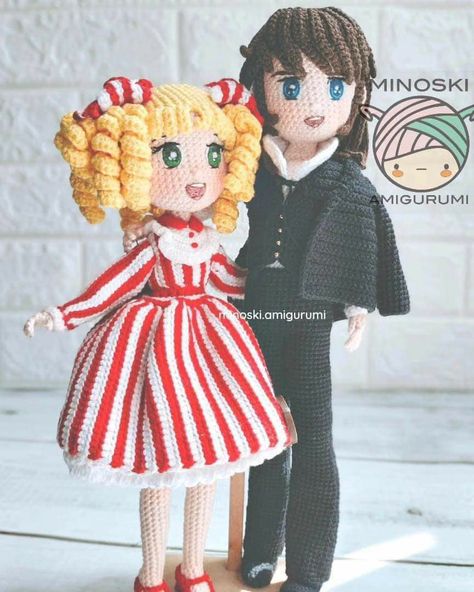 Candy Candy, Crochet Dolls, Amigurumi Doll, Crochet Crafts, Daffodils, Crochet Amigurumi, Amigurumi, Candy, Dolls