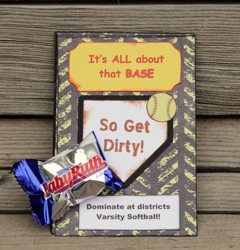 Softball Goodie Bags, Cute Locker Decorations, Softball Decor, Locker Room Decorations, Softball Decorations, Softball Posters, Softball Photography, Softball Memes, Softball Cheers