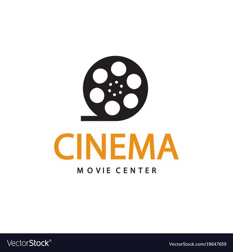 Cinema Logo Design, Cinema Logo, Logo Design Ideas, Logo Emblem, White Background, Illustrator, Resolution, Design