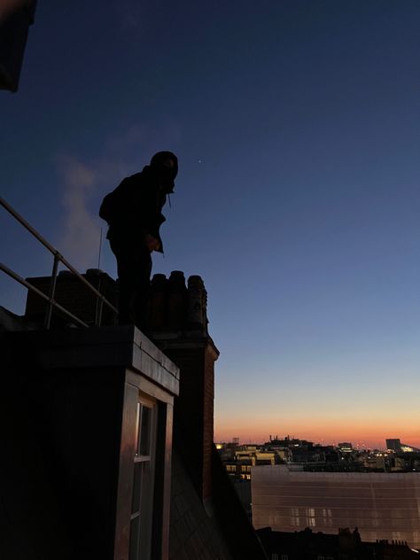 #rooftop #urbexexploration On The Rooftop Aesthetic, City Rooftop Aesthetic Night, City Rooftop Aesthetic, Sitting On Rooftop Aesthetic Night, Nyc Rooftop Aesthetic, Rooftops Aesthetic, Sitting On Rooftop, Standing On Rooftop, Rooftop Romance