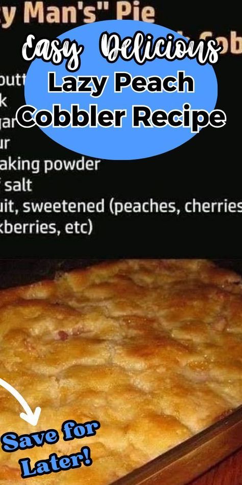 Simple Delight: Lazy Peach Cobbler Indulge in the simple delight of Lazy Peach Cobbler, a dessert that captures the essence of homemade goodness with minimal effort. With just a handful of ingredients and no need for complicated preparations, this cobbler showcases the natural sweetness of ripe peaches and a buttery, biscuit-like topping. Whether you're short on time or looking for a fuss-free dessert, this recipe promises to satisfy your sweet cravings. Get ready to savor the simple delight of Lazy Peach Cobbler. Easy Peach Cobbler Recipe 4 Ingredients, Peach Cobbler Homemade, Lazy Peach Cobbler, Quick Peach Cobbler, Can Peach Cobbler, Canned Peach Cobbler Recipe, Good Peach Cobbler Recipe, Pear Cobbler, Best Peach Cobbler