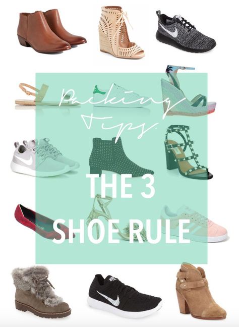 Packing Tips: The 3 Shoe Rule, travel tips, packing tips, how to pack shoes, carry on travel, travel style Shoes To Pack For Travel, Packing Shoes, Travel Tips Packing, Travel Packing Tips, Weekend Workout, Carry On Travel, Flight Essentials, Short Vacation, Long Walk