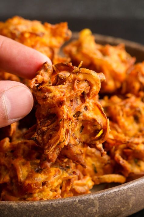 Crispy Onion Bhajia - Dish by Rish