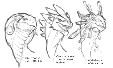 How to Design Fantastical Dragons with a Touch of Realism | Art Rocket Unique Dragons, Creatures Reference, Dragon Tutorial, Dragon Species, Dragon Anatomy, Dragon Heads, Dragon Sketch, Drawing Style, Creature Drawings