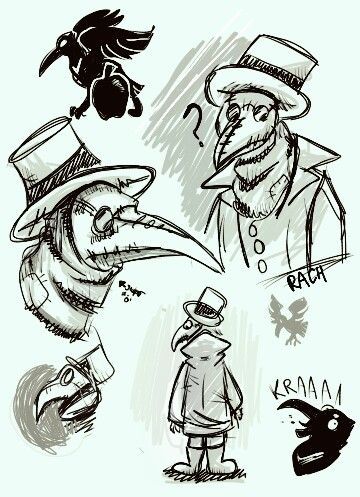 Plage Doctor Mask Drawing, Plauge Doctor Mask Drawing Reference, Crazy Doctor Art, Plage Doctor Mask, Plage Doctor Drawing, Plague Doctor Mask Drawing, Plague Drawing, Plague Doctor Sketch, Black Plague Mask