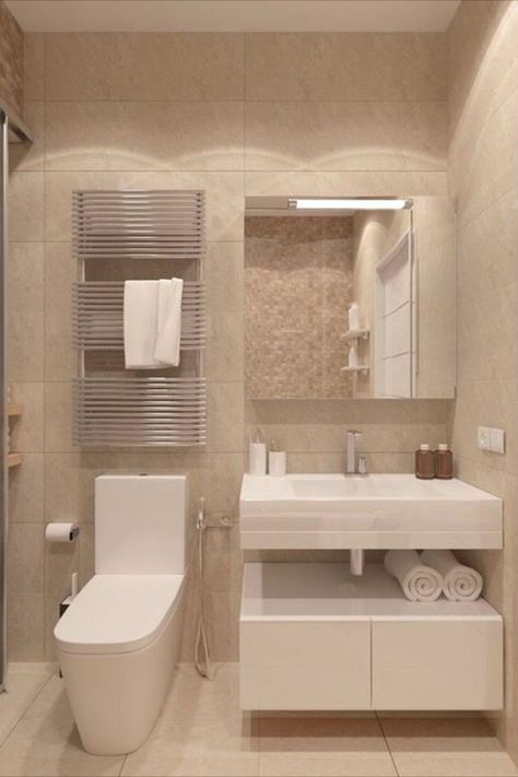 latest creative small bathroom designs Makeover Kamar Mandi, Bathroom Interior Design Modern, Bathroom Details, Bilik Air, Bad Inspiration, Great Bathrooms, Small Bathroom Makeover, Bathroom Design Decor, 아파트 인테리어