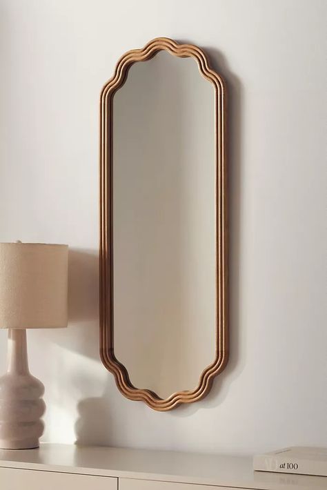 Decorative Wall, Floor & Gold Mirrors | Anthropologie Peacock Mirror, Leaning Mirror, Leather Mirror, Floral Mirror, Rattan Mirror, Arched Mirror, Arch Mirror, Vintage Mirrors, Mirror Painting