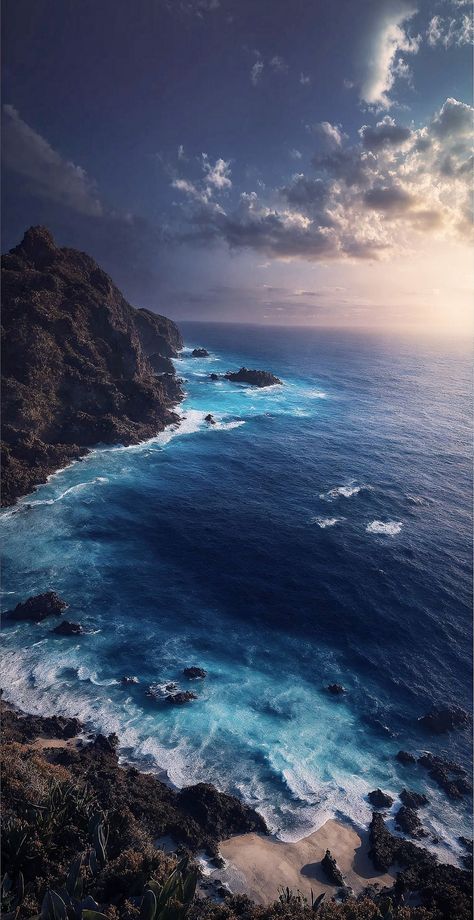 Hd Iphone Wallpaper Aesthetic, Sea Wallpaper Iphone, Iphone Wallpaper Beach, Iphone Wallpaper Landscape, Pretty Wallpapers Tumblr, Seascape Photography, Pretty Landscapes, Ocean Wallpaper, Cool Wallpapers Art