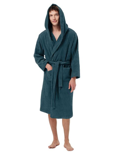 Terrycloth Robe, Beach Dorm, Mens Robes, Terry Cloth Bathrobe, Swim Gym, Gym Pool, Shower Spa, Terry Cloth Robe, Cotton Bathrobe