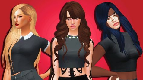 Weepingsimmer: Clayified Hair Mega-Pack - Part 1  - Sims 4 Hairs - http://sims4hairs.com/weepingsimmer-clayified-hair-mega-pack-part-1/ Ts4 Hair, Still Miss You, Hair Pack, Sims Hair, Sims4 Cc, Hairstyle Gallery, Sims 4 Game, Sims 4 Cc Finds, Cc Finds