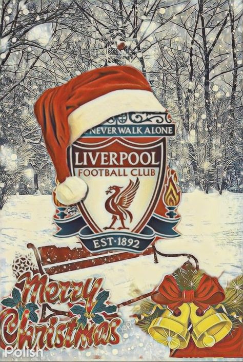 Football Christmas Cards, Liverpool Christmas, Liverpool Fc Tattoo, Brain Storming, Xmas Nail, Liverpool Wallpapers, Xmas Nail Art, Football Posters, Soccer Birthday