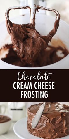 Resepi Biskut, Chocolate Cream Cheese Frosting, Frosting Recipes Easy, Chocolate Frosting Recipes, Cake Frosting Recipe, Zebra Cake, Cream Cheese Frosting Recipe, Chocolate Cream Cheese, Glam Party