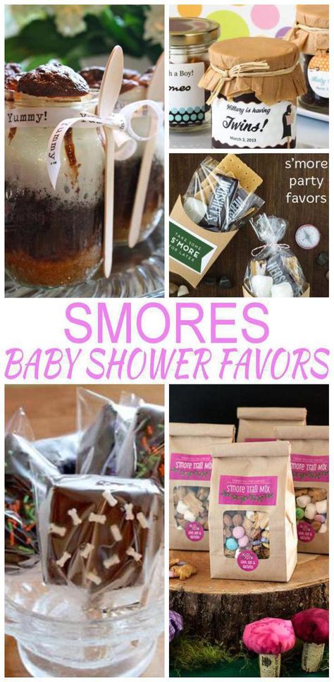 Baby Shower Favors! Smores baby shower favors that everyone will love! Great for girls baby shower favors and boys baby shower favors that all your guests will love to take home. Smores baby shower favors: goodie bags, treat bags, lip balm, cookies, candy and more. DIY some fun and creative baby shower favors. Find the best Smores baby shower favors now! Smores Baby Shower Favors, Smore Theme Baby Shower Ideas, S'more Baby Shower Favors, Smores Baby Shower Ideas, S'more Baby Shower Ideas, Creative Baby Shower Favors, Best Smores, Creative Baby Shower Ideas, Smores Favors