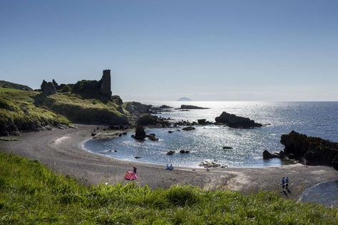 Discover more details about Dunure Beach including opening times, photos and more. Isle Of Arran, Scottish Castles, Loch Lomond, Picnic Spot, Adventure Park, Scenic Routes, Boat Trips, Picnic Area, Pretty Places