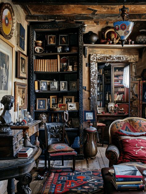 Rustic Decor: Cluttered Corners Umberto Pasti, Velvet Art, Moroccan Homes, Casas Coloniales, Maximalist Decor, Vintage Modern, Chic Home, Terra Cotta, Sitting Room