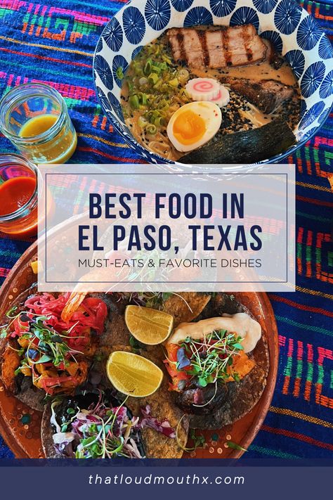 Here's a quick and yummy guide to the best food in El Paso, Texas! These are my current food obsessions with photos, address and links! This is the only El Paso restaurant guide you need ;) El Paso Texas Food, Dressing From Scratch, Texas Steak, Brie Sandwich, Breakfast Nachos, Vacay Ideas, Best Vegan Restaurants, Best Buffet, Texas Living