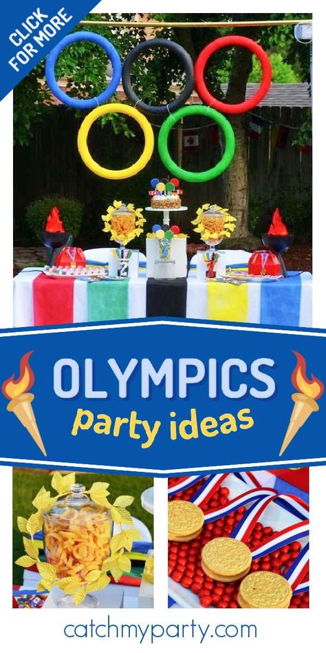 Paris Themed Olympic Party, Paris Olympics Party, Olympic Theme Party Centerpiece, Olympic Party Ideas, Olympic Party Favors, Olympic Style Games Party Ideas, Olympics Party, Paris Olympics 2024 Party, Olympic Themed Party Favors