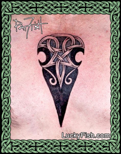 Waves Band Tattoo, Crow Skull Tattoo, Druid Tattoo, Ancient Irish, Irish Goddess, Band Tattoo Designs, Equine Portraits, Celtic Tattoo, Crow Tattoo