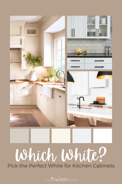 So you’ve decided to paint your kitchen cabinets white. But how do you know which is the right white when you’re standing in the paint aisle, overwhelmed by choices? How to pick the perfect white for painting kitchen cabinets. White For Kitchen Cabinets, Paint Your Kitchen Cabinets, Kitchen Cabinets White, Cabinets White, Diy Backsplash, Shop Cabinets, Diy Kitchen Remodel, Painting Kitchen, New Kitchen Cabinets