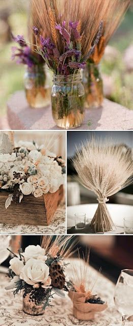 Wheat Centerpieces, Church Wedding Flowers, Theme Nature, Country Chic Wedding, Event Planning Company, All Shapes, Wedding Event Planning, Wedding Planners, Here Comes The Bride