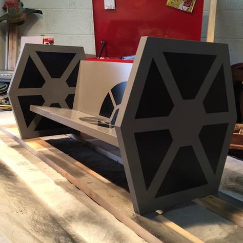 Star Wars Bookshelf, Star Wars Shelf, Star Wars Furniture, Woodworking Lamp, Star Wars Bedroom, Woodworking Cabinets, Woodworking Storage, Woodworking Basics, Woodworking Logo