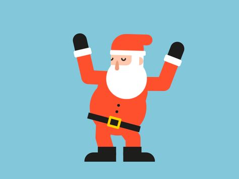 Dancing Santa by Marta Azaña Christmas Animated Gif, Santa Countdown, Fruit Art Drawings, Christmas Thoughts, Dancing Santa, Baby Christmas Photos, Christmas Campaign, Merry Christmas Gif, Animation Gif