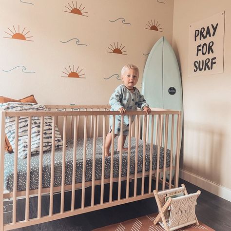 Surfboard Room, Surfer Nursery, Surfer Room, Surf Room Decor, Surf Nursery, Surfer Baby, Surf Baby, Pray For Surf, Coastal Nursery