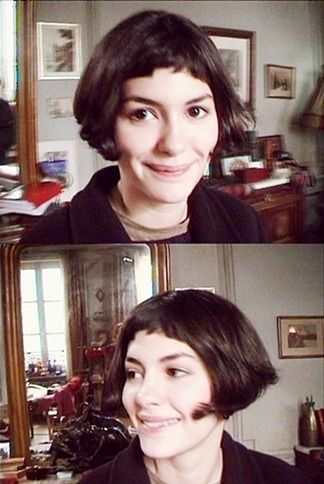 Short Black Hair, Amelie, Black Hair, A Woman, Hair, Black