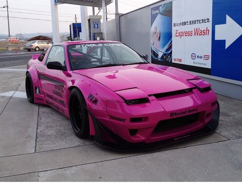 Nissan 180sx Rocket Bunny Nissan Sports Cars, Auto Garage, Nissan 180sx, Rocket Bunny, Formula Drift, Kustom Cars, Nissan 240sx, Drifting Cars, Nissan Infiniti