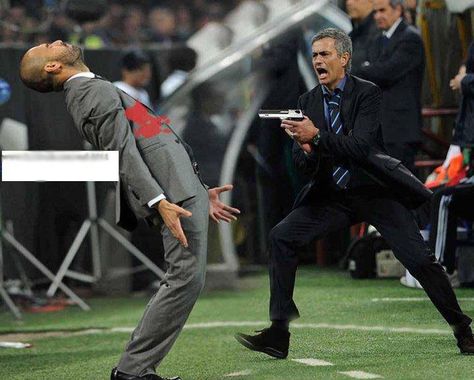 Pep is nightmare for Mou Funny Soccer Pictures, Fifa 16, Football Manager, Jose Mourinho, The Special One, Soccer Funny, José Mourinho, Football Memes, Pep Guardiola